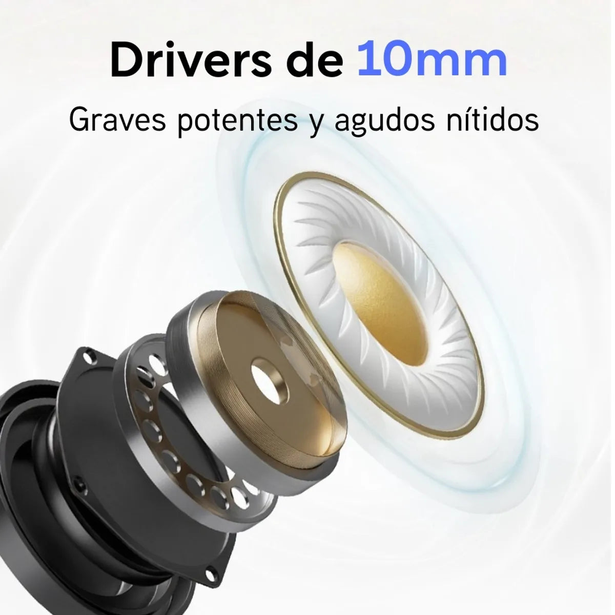 QCY - Audífonos Buds QT43 BT5.3 ENC IPX4 35hrs - Azul