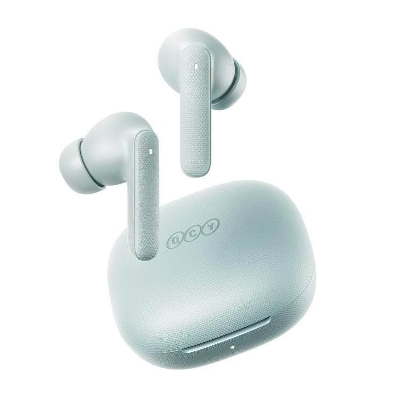 QCY - Audífonos Buds QT43 BT5.3 ENC IPX4 35hrs - Celeste