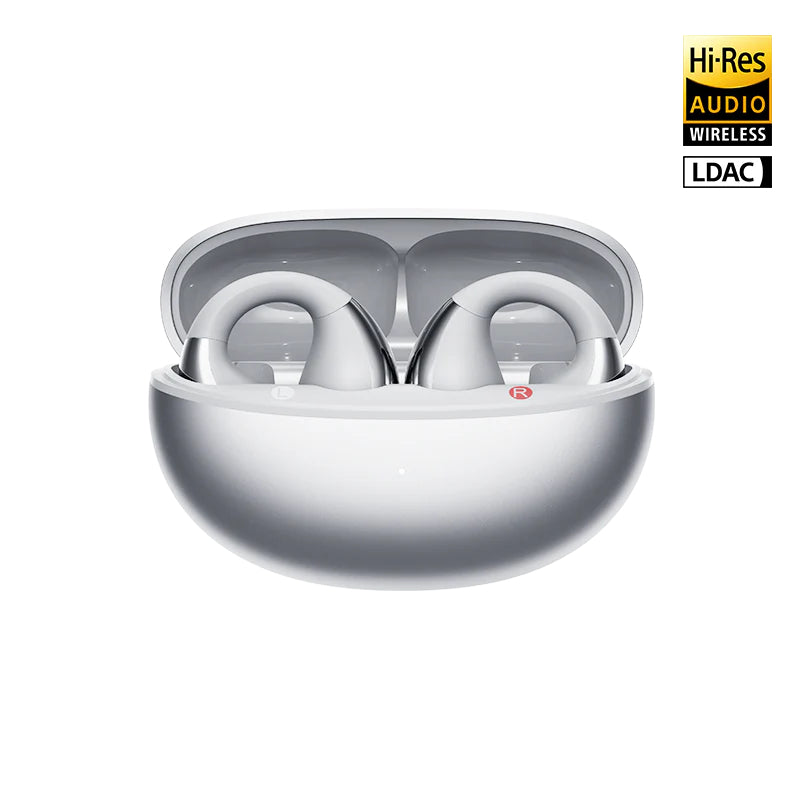 QCY - Auriculares Deportivos Crossky C30S Open Ear con Clip - Plateado