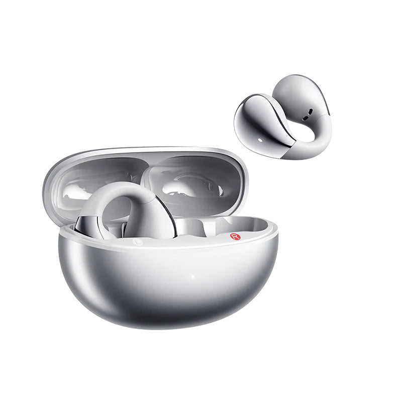 QCY - Auriculares Deportivos Crossky C30S Open Ear con Clip - Plateado