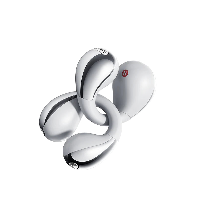 QCY - Auriculares Deportivos Crossky C30S Open Ear con Clip - Plateado