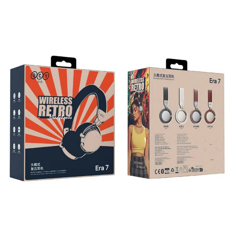 Audífonos Inalámbricos retro QCY Era 7 - Negro