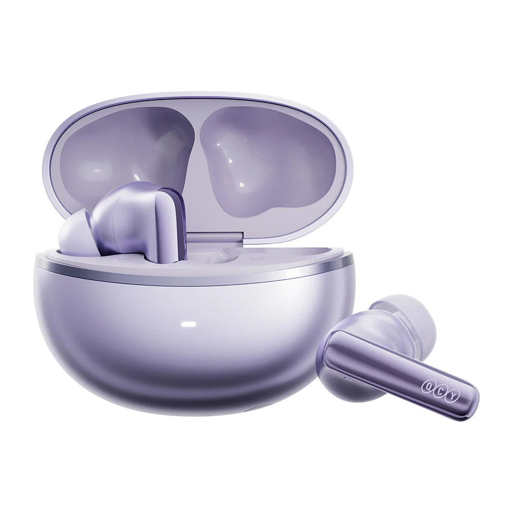 QCY - Audífonos Inalámbricos MeloBuds N70 BT6.0 Hi-Res LDAC - Morado