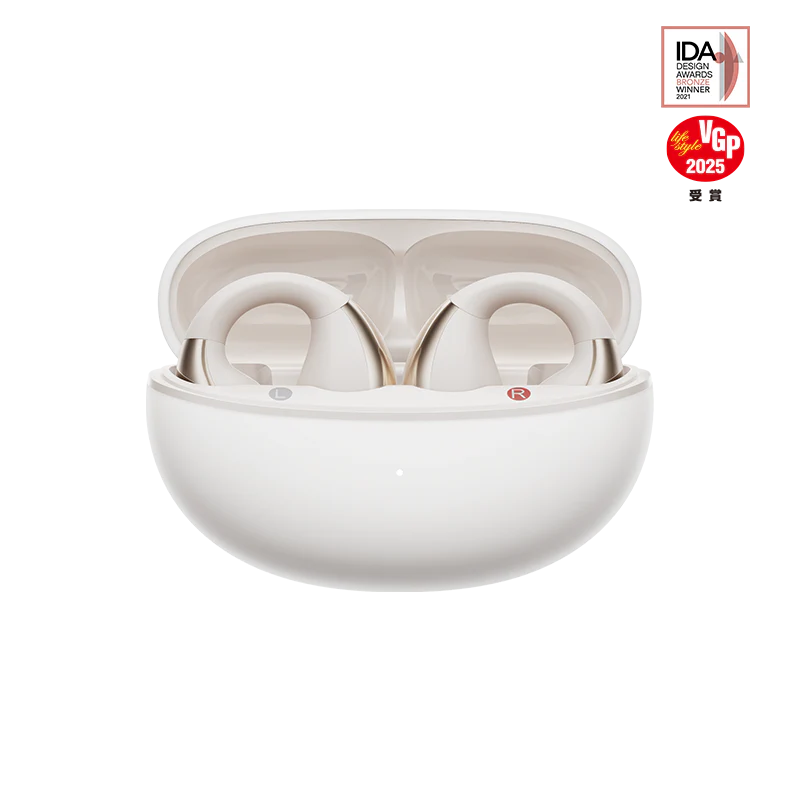 QCY - Audífonos Deportivos Crossky C30 Oreja Abierta BT5.3 IPX4 c/Clip - Blanco