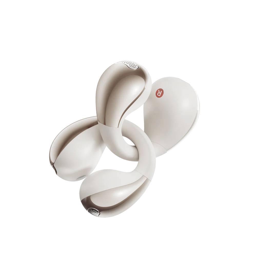 QCY - Audífonos Deportivos Crossky C30 Oreja Abierta BT5.3 IPX4 c/Clip - Blanco