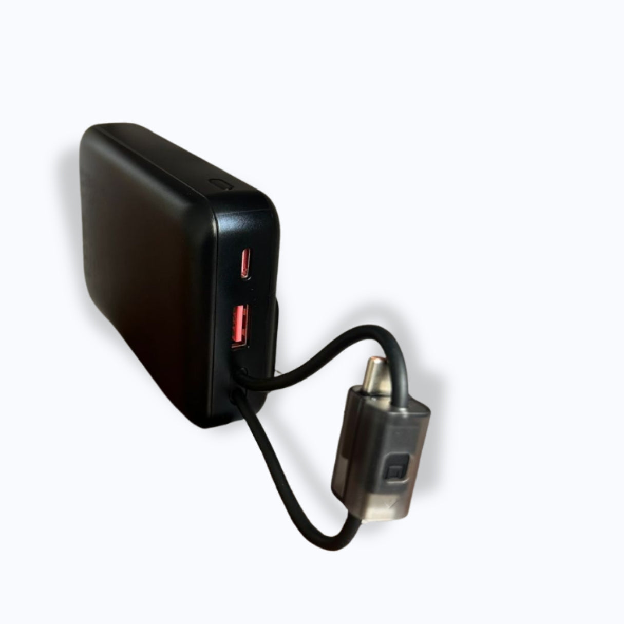 Wesdar - Power Bank 22.5W PD LED Fast Charge c/cable lightning y USB-C 20000mAh - Negro