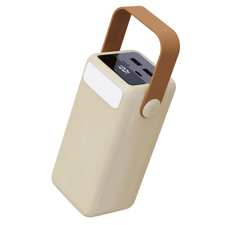 Wesdar - Power Bank PD 22 5W Carga Rápida c/linterna 50000mAh - Beige