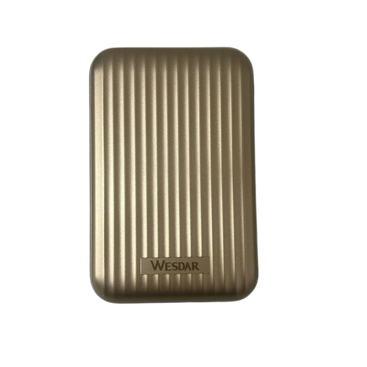 Wesdar - Power Bank Inalámbrico y magnético 5000mah PD/QC 15W - Dorado