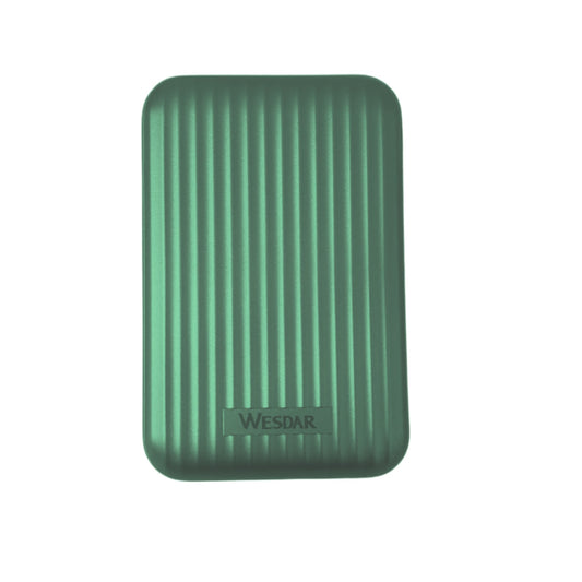 Wesdar - Power Bank Inalámbrico y magnético 5000mah PD/QC 15W - Verde