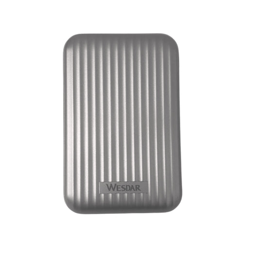 Wesdar - Power Bank Inalámbrico y magnético 5000mah PD/QC 15W - Plateado