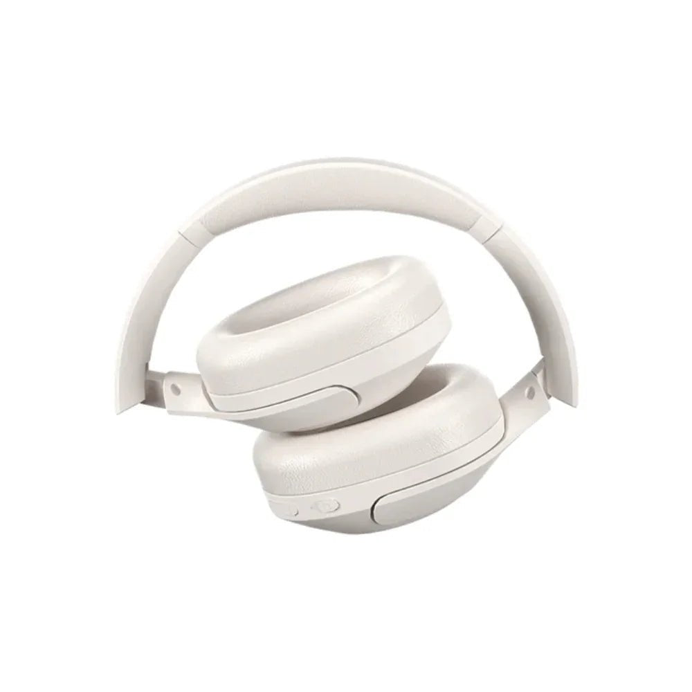 QCY - Audífonos Inalámbricos Over-Ear H3 Lite Blanco con ANC y 60 Horas de Batería