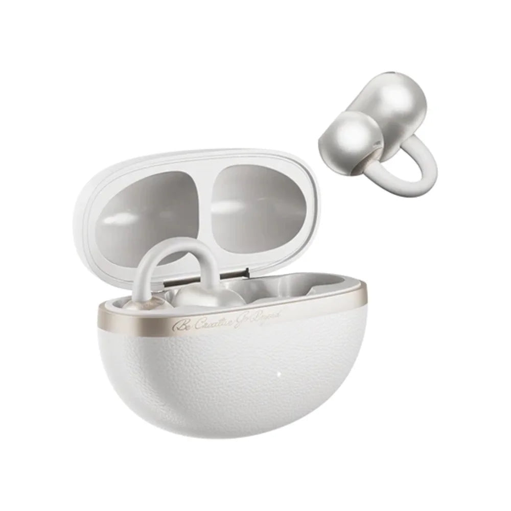 QCY - Audífonos Open-Ear Crossky C50 Blanco Bluetooth 6.0