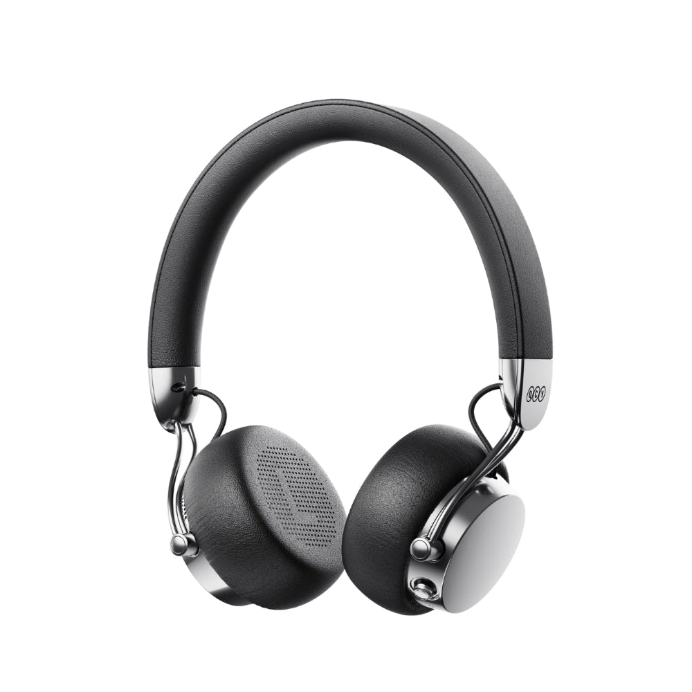 QCY - Audífonos Over-Ear Era 7 Negro Retro Hi-Fi 60H