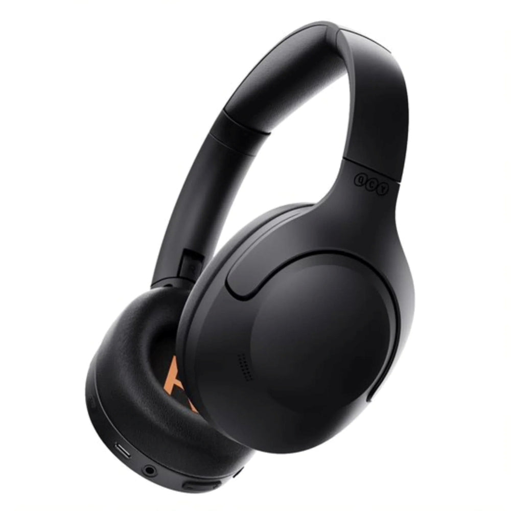 QCY - Audífonos Inalámbricos Over-Ear H3 Lite Negro con ANC y 60 Horas de Batería