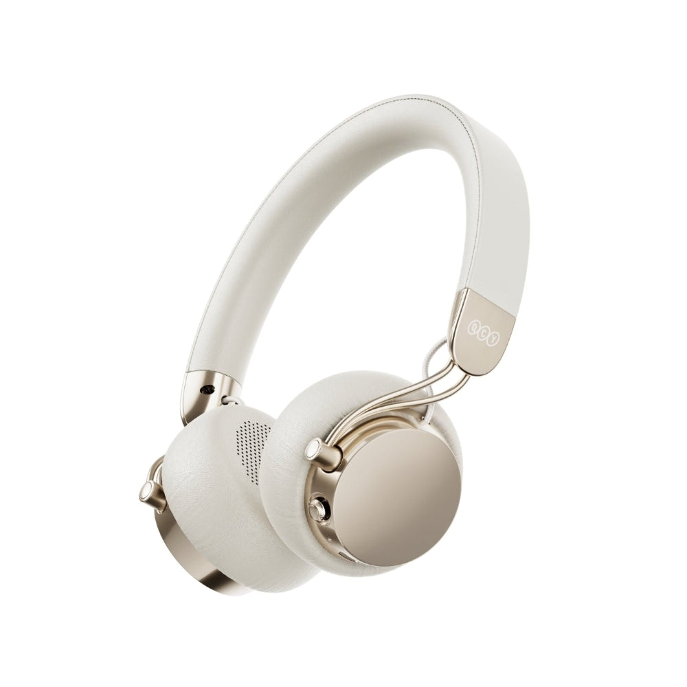 QCY - Audífonos Inalámbricos Over-Ear Era 7 Blanco con Audio Hi-Fi 360°