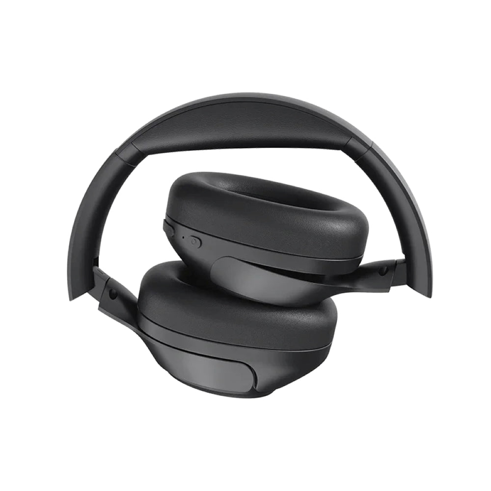 QCY - Audífonos Over-Ear H3 Negro con ANC 43dB y Hi-Res Audio
