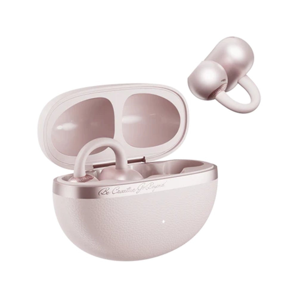 QCY - Audífonos Inalámbricos Open-Ear Crossky C50 Rosa con Carga Inalámbrica