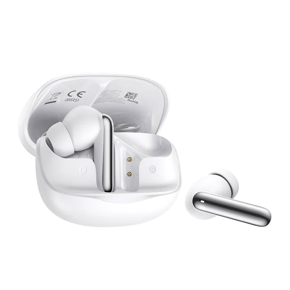 QCY - Audífonos Inalámbricos MeloBuds N50 Blanco con ANC Adaptativo 45dB